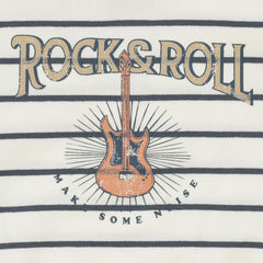 Dirkje  Felpa Rock'n'Roll Neonato Con Cappuccio e stampa sul Retro