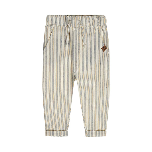 Dirkje Pantalone Neonato modello Capri Misto Lino