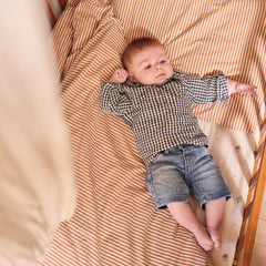 Dirkje Short Jeans Neonato Risvolto