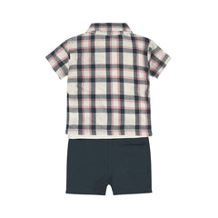 Dirkje Completo Tre Pezzi Camicia+T-shirt-Short in Felpa Cotone