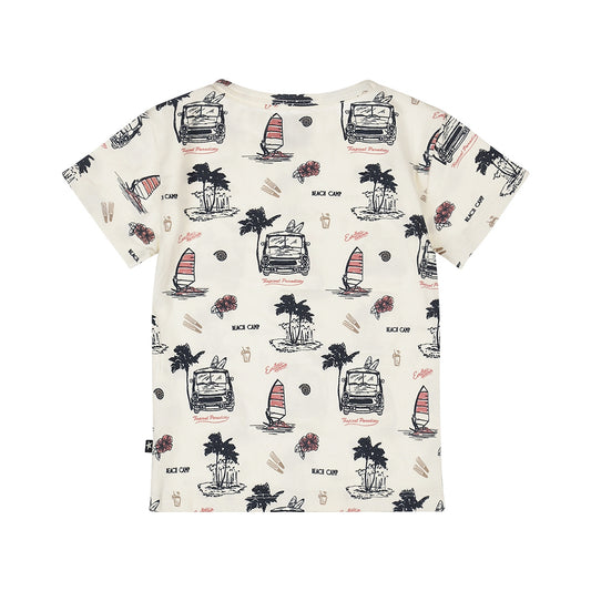 Dirkje T-shirt Neonato Beach Camp