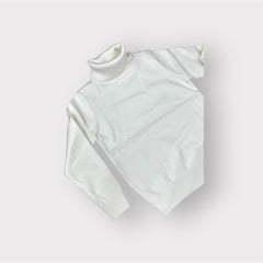 Pullover m. Lana Rasata Collo Alto Da Neonati