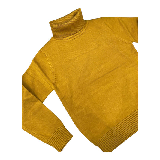 Pullover m. Lana Rasata Collo Alto Da Bambini