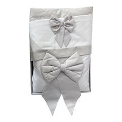 Ornella Coordinato Fiocco Carrozzina/Nextome Trapunta Sfoderabile Piumino Lenzuola Sopra Sotto e Federa