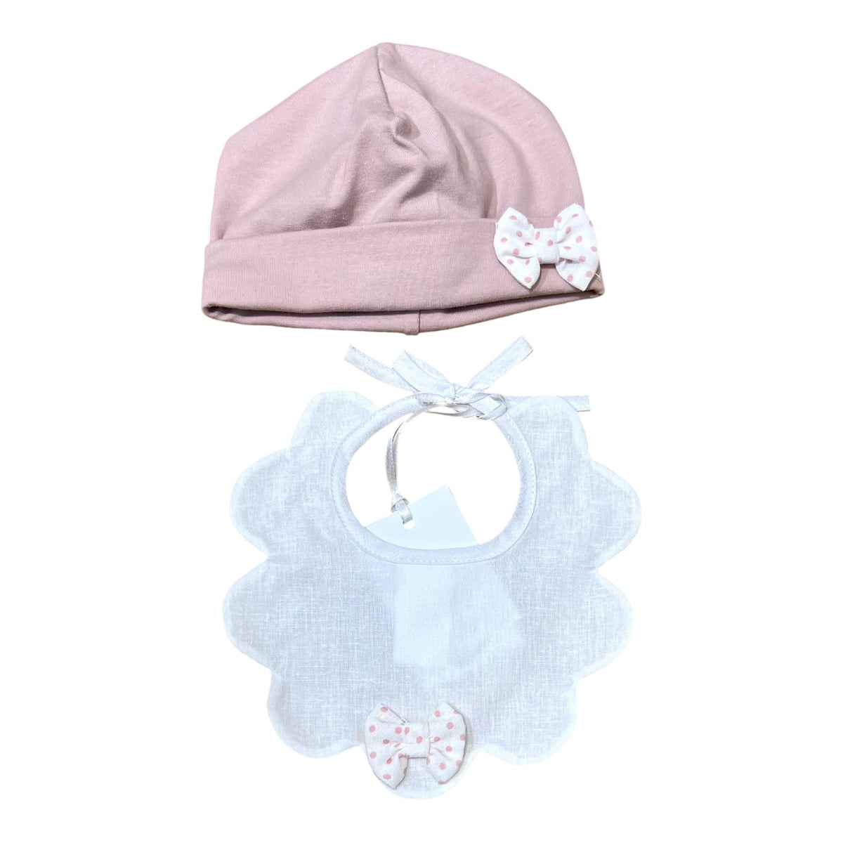 Klaiadì Bavetta e Cappello Jersey Da Neonata