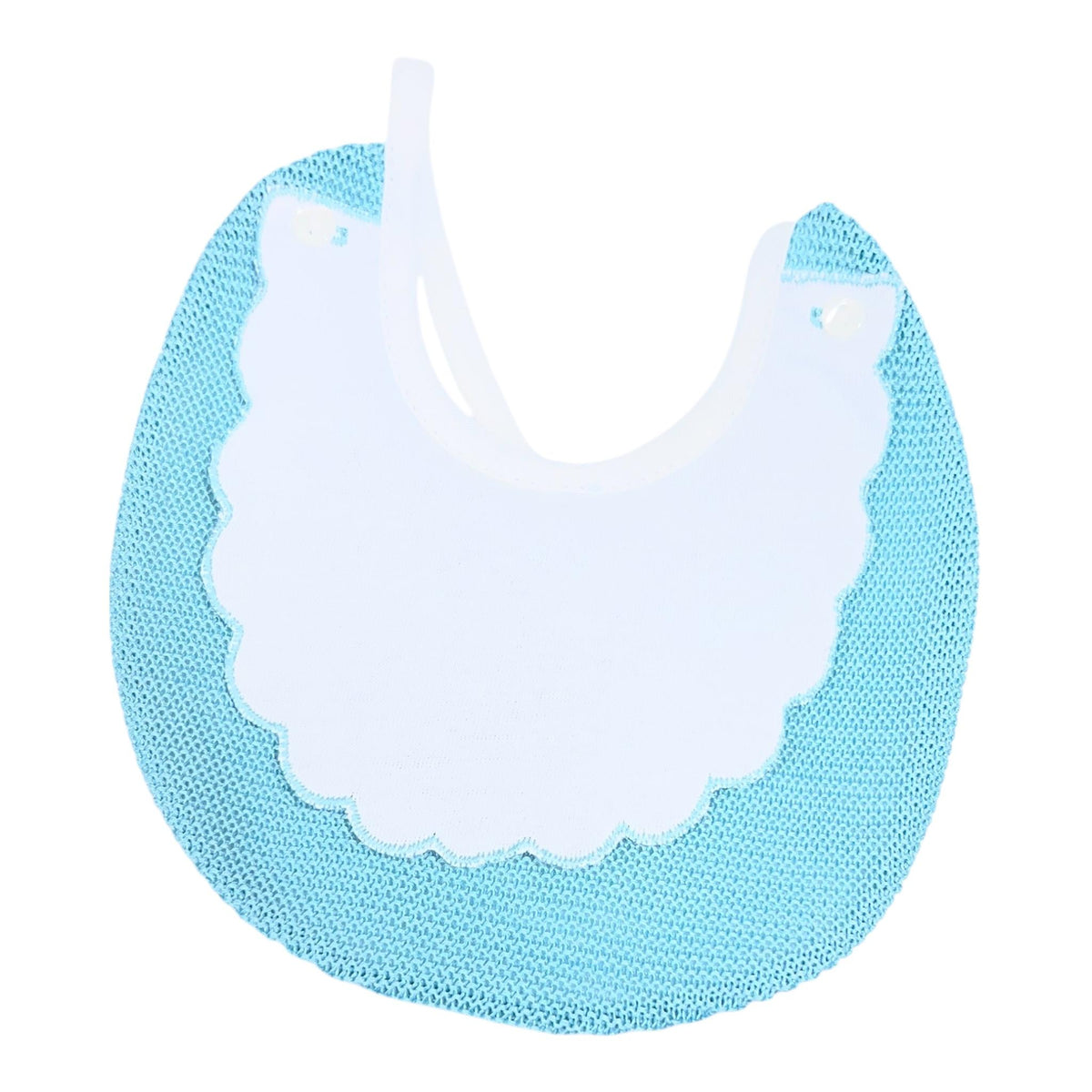 Pappa e Latte Bavetta Personalizzabile Color Ottanio