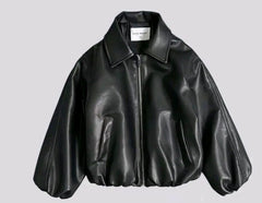 Giubbino Balloon in Ecopelle Da Bambina