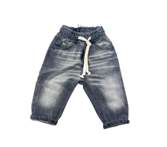 Rebel Jeans Sfumato con Elastico in Vita Da Neonato