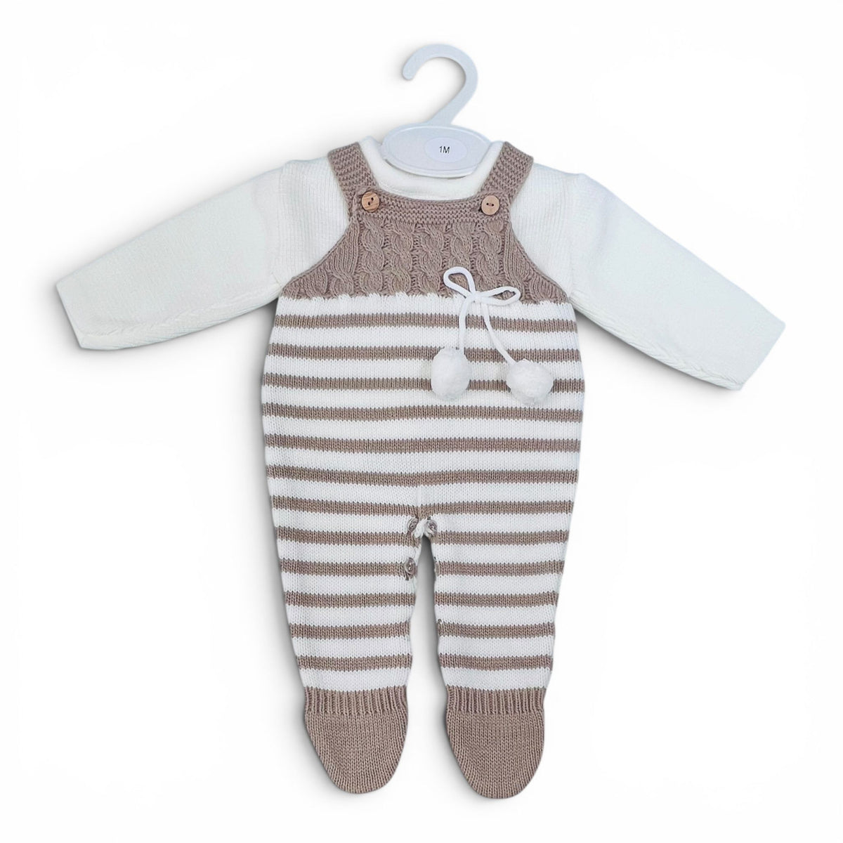 Completo Salopette e Maglia Due Pezzi in m. Lana
