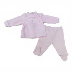 Pierre Cardin Limited Edition Tutina Due Pezzi in Ciniglia Da Neonata
