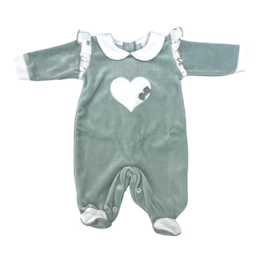 Klaiadì Tutina Ciniglia Neonata Con Volant