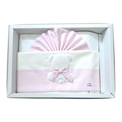Palla Pallina Lenzuola Carrozzina 100% Cotone Coordinato Tre Pezzi Sopra Sotto Federa mis. 90x120