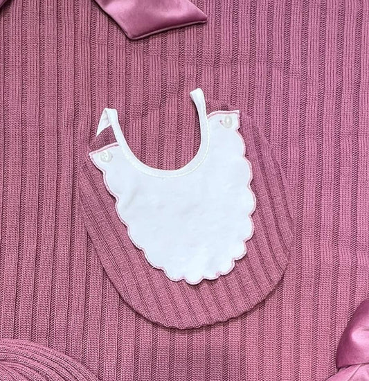 Pappa e Latte Bavetta Nascita in Lana Personalizzabile