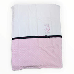 G. Gucci Coperta Felpa Logata con Fascia Web Da Neonata