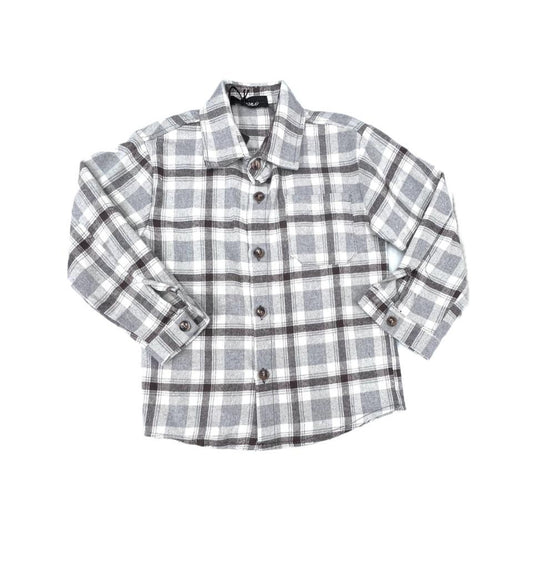 Camicia Quadri Flanella Da Bambino