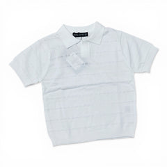 Polo In Maglia Filo Neonato