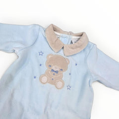 Batuffolini Tutina Ciniglia Ricamata da Neonato