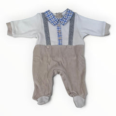 Batuffolini Tutina Ciniglia Ricamata da Neonato