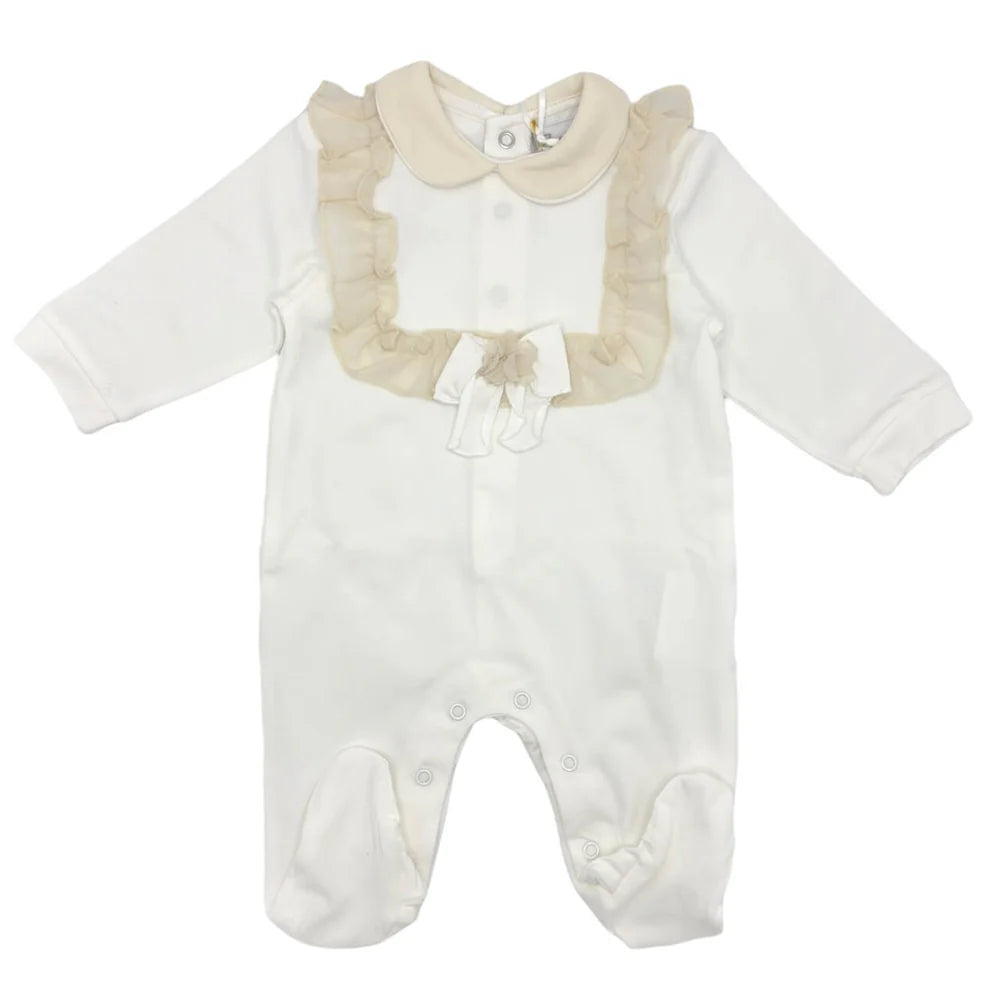 Pastello Chic Tutina in Cotone Bielastica Da Corredino