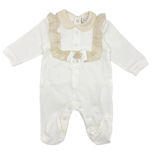 Pastello Chic Tutina in Cotone Bielastica Da Corredino