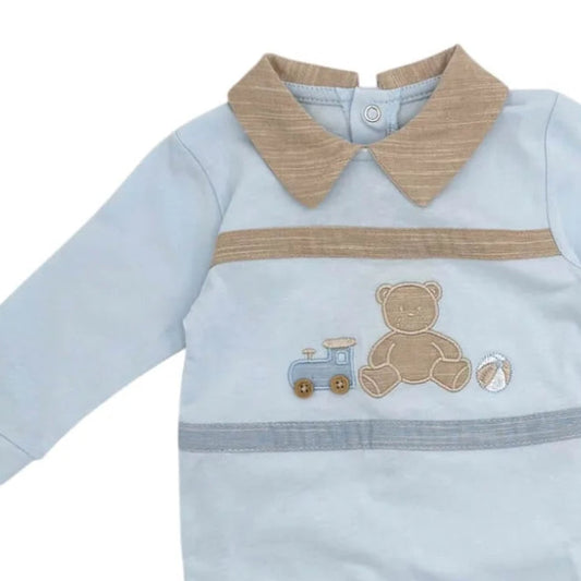 Nazareno Gabrielli Tutina Cotone Da Corredino Da Maschietto