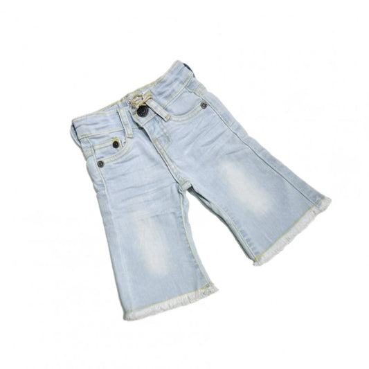 Jeans a Zampa Dirkje Neonata Sfrangiato