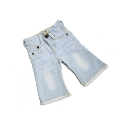 Jeans a Zampa Dirkje Neonata Sfrangiato