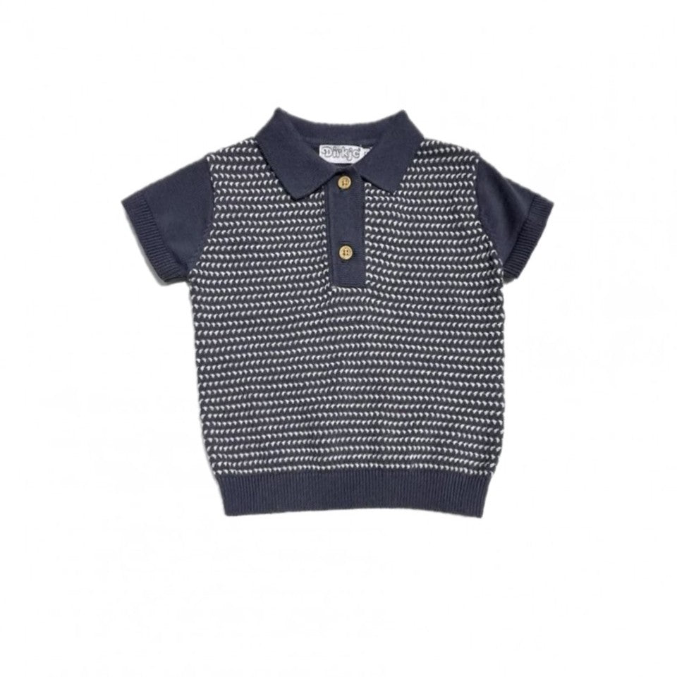 Polo Dirkje Neonato Filo con Bottoncini Legno