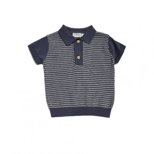 Polo Dirkje Neonato Filo con Bottoncini Legno
