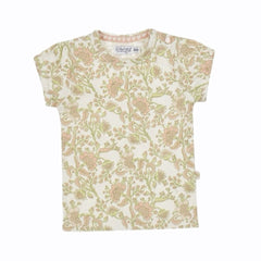 T-shirt 100% Cotone Dirkje Neonata Floreale