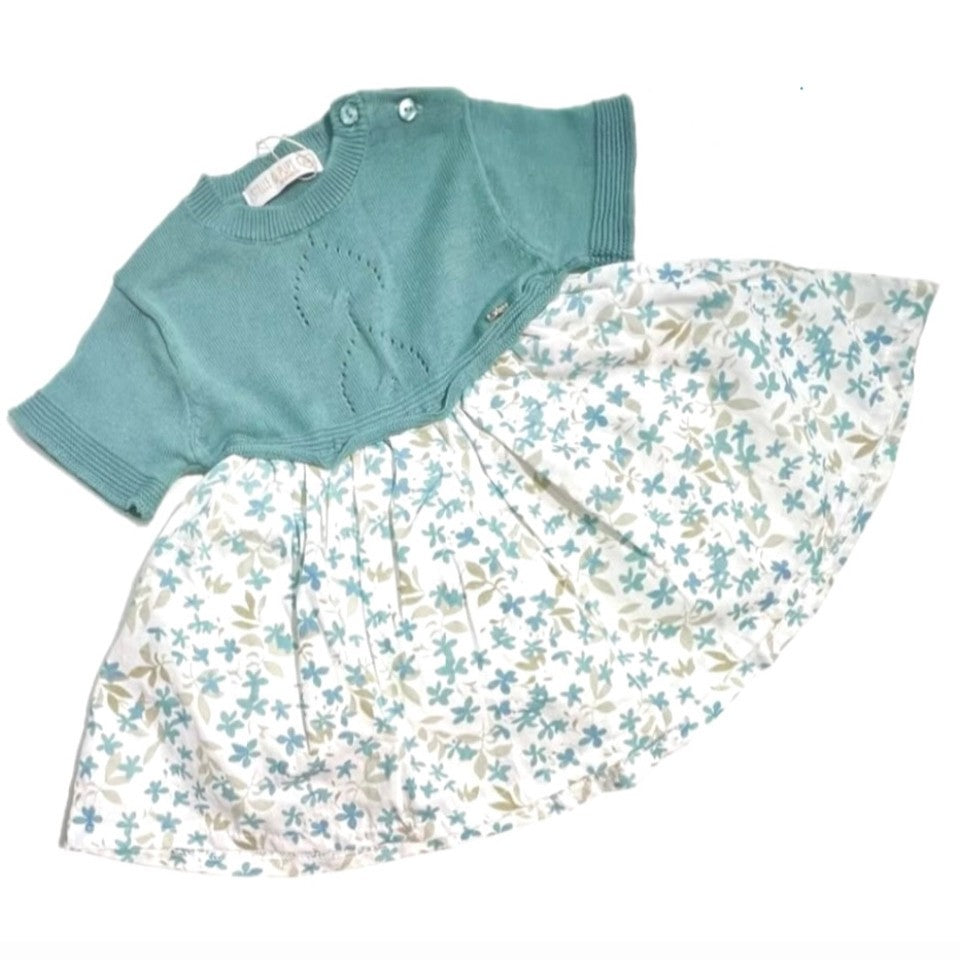 Vestito Stelle&Pupi Neonata Cotone e Filo